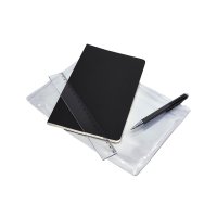 SET CURPIEL LIBRETA / PLASTICO BOLIGRAFO / PVC BOLSA VAEVRA