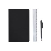 SET CURPIEL LIBRETA / PLASTICO BOLIGRAFO / PVC BOLSA VAEVRA