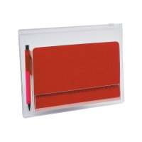 SET CURPIEL LIBRETA / PLASTICO BOLIGRAFO / PVC BOLSA VAEVRA