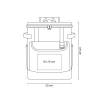 HIELERA-MOCHILA POLISTER EXTERIOR / PVC INTERIOR ZACOUSE