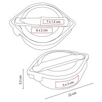LONCHERA PLASTICO / FIBRA DE AGAVE ZACTARK