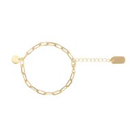 PULSERA CHAPA DE ORO ZAEYNT